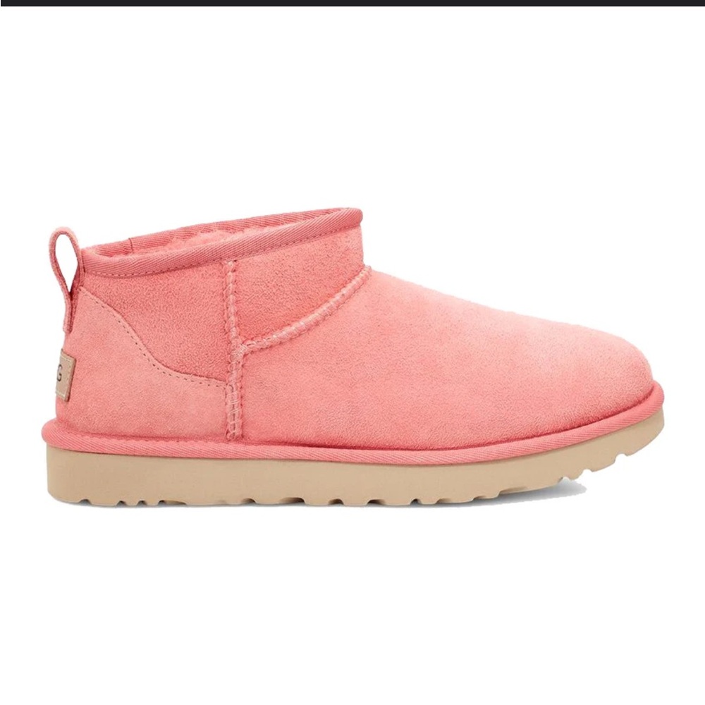 Ugg ultra mini pink blossom size 6 nwot eu 37